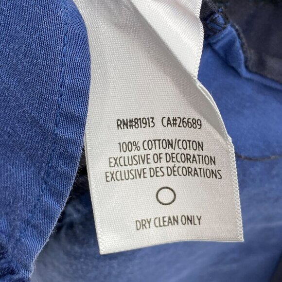 Robert Graham Navy Embroidered Button Down Shirt Men's Size XL - Picture 5 of 5